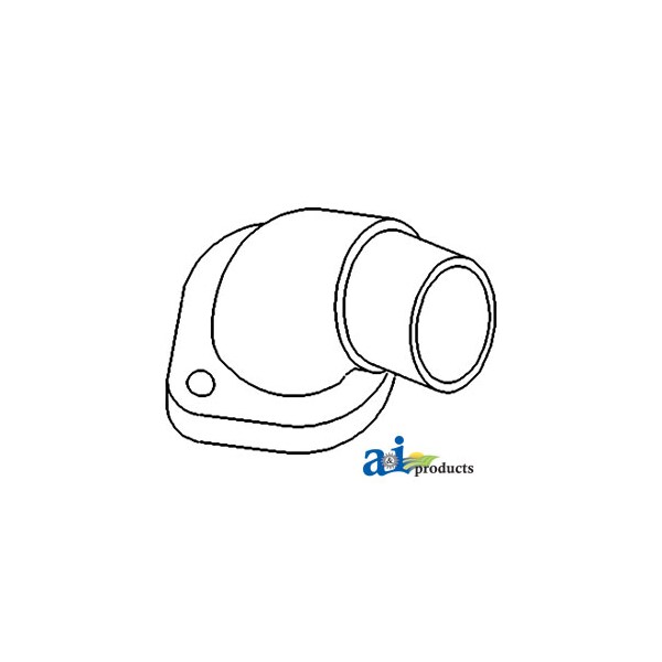 Elbow, Exhaust 4.3" x6.1" x4.6"